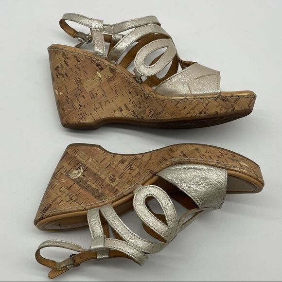 b.o.c. wedge sandals Sz 10M - Picture 5 of 14